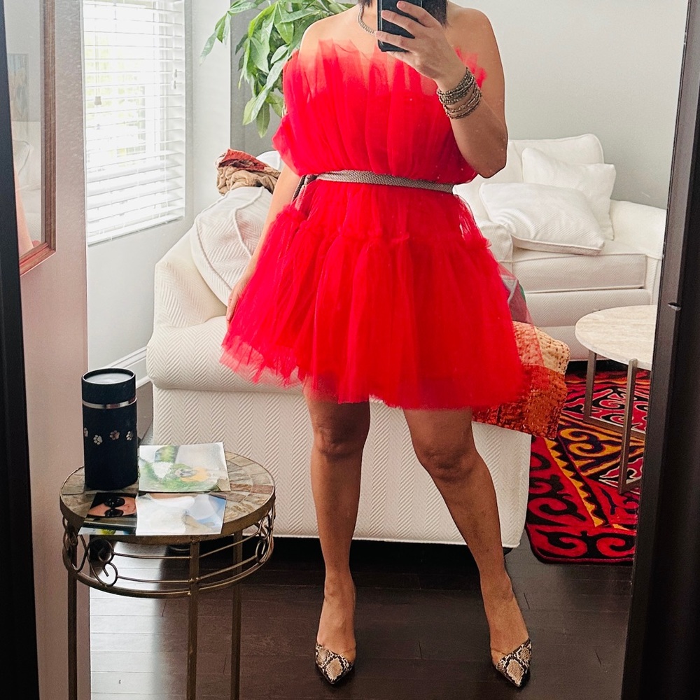 Mini tulle dress